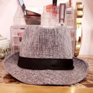 Grey Jazz Hat Size 58cm